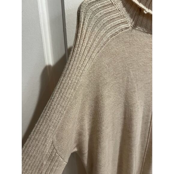 Soft Surroundings Sweater Womens S Ivory Cowl Neck Slouchy Cashmere Blend - Picture 8 of 9